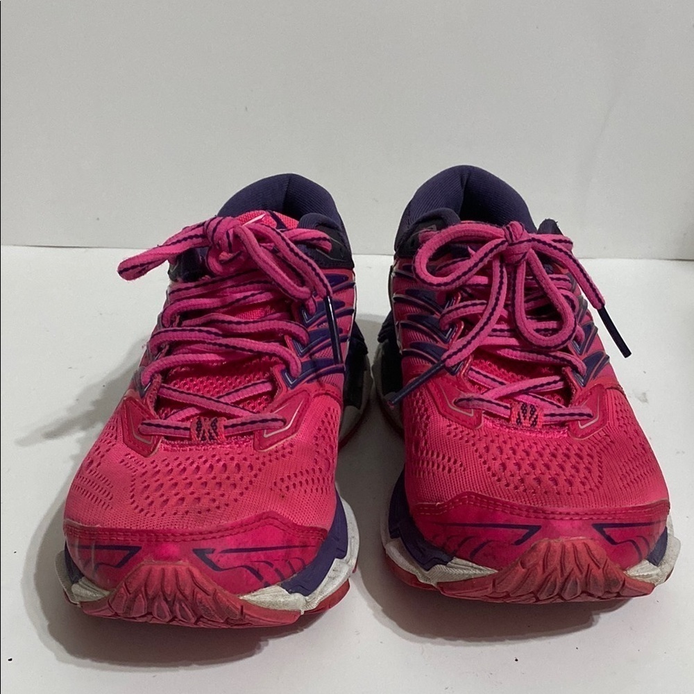 Mizuno Women's Pink and Purple Running Shoes Size 7.5 - Picture 9 of 11